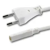 HERA 21544032001 Netzanschlussleitung HVLCS Flachstecker | 2 m