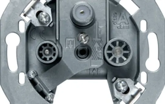 BERKER 452210 Antennen-Steckdose 3-fach, Universal, Stichdose