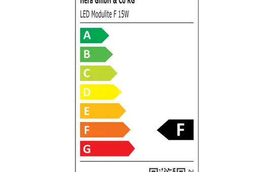 HERA 20202580302 LED-Unterbauleuchte ModuLite F 15W, 3000 K, warmweiß | 900 mm