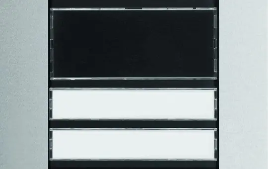 ELCOM REN092Y Ruftaster-Modul m. Namensschild MODESTA 2-fach, Zustandsanzeige