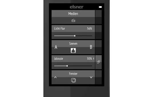 ELSNER 70747 KNX-RF-Fernbedienung Display | schwarz