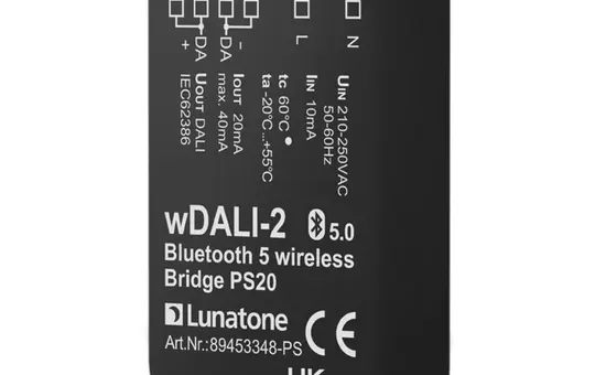 LUNATONE 89453348-PS wDALI-2 Bluetooth Funkbrücke PS20