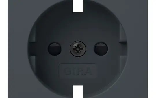 GIRA 492128 Abdeckung SCHUKO-Steckdose System 55 Berührungsschutz | anthrazit