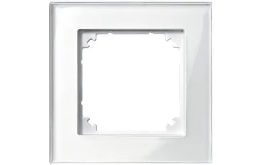 MERTEN Abdeckrahmen M-Plan Echtglas 
