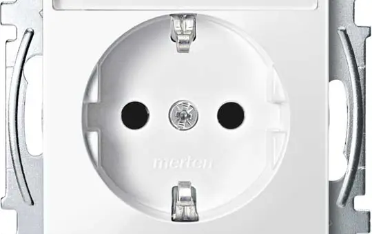MERTEN beschr. SCHUKO-Steckdose System M 