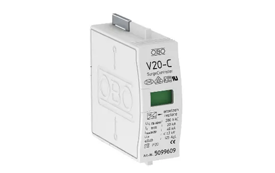 OBO BETTERMANN 5099609 Oberteil für Überspannungsableiter 280 V - SurgeController V22162