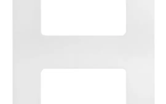 LEGRAND 665002 Abdeckrahmen Niloe 2-fach | ultraweiß