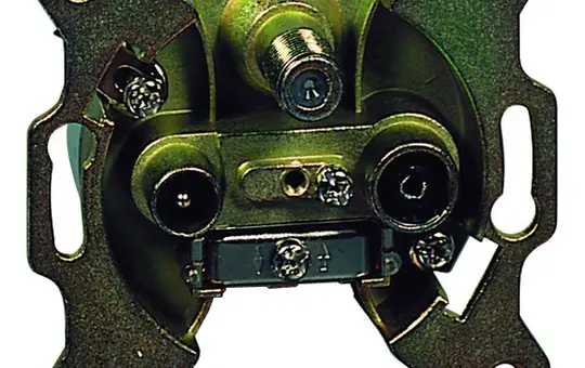 LEGRAND 775983 Antennendose PRO21 3-fach, SAT, End, 2 dB