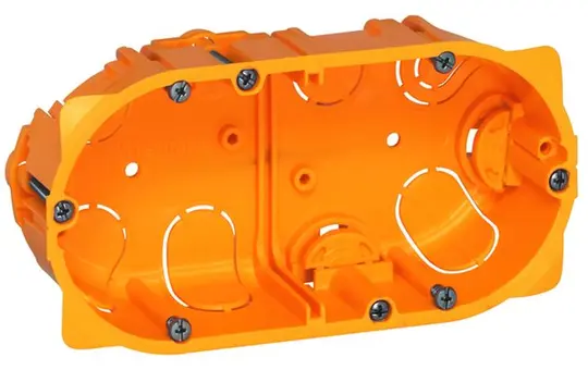 LEGRAND 080042 Hohlwanddose Batibox 2-fach | 40 mm