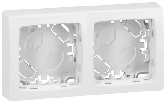 LEGRAND 086092 Oteo Aufputzrahmen 2-fach