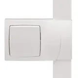 LEGRAND 031408 Oteo Anbaurahmen mit Minikanal 1-fach | weiß | 20x40 mm