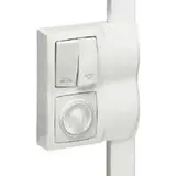 LEGRAND 031418 Oteo Anbaurahmen mit Minikanal 2-fach | weiß | 20x75 mm