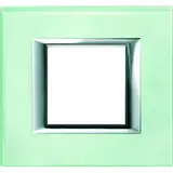 LEGRAND HA4802VKA Abdeckrahmen Axolute rechteckig 2 Module | kristallglas