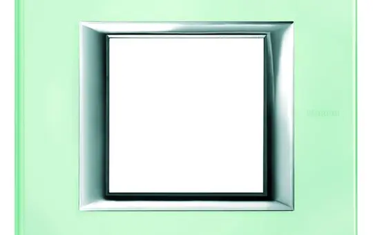 LEGRAND HA4802VKA Abdeckrahmen Axolute rechteckig 2 Module | kristallglas