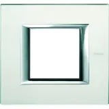 LEGRAND HA4802VSA Abdeckrahmen Axolute rechteckig 2 Module | spiegelnd