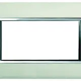 LEGRAND HA4804XC Abdeckrahmen Axolute rechteckig 4 Module, kompakt | aluminium gebürstet