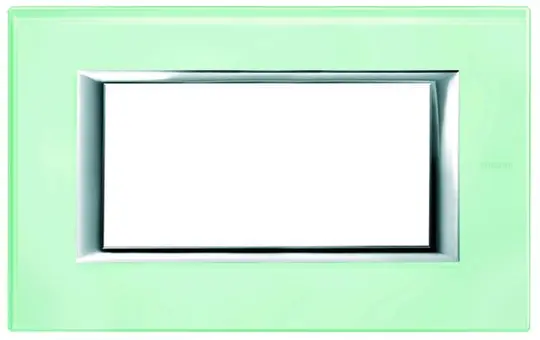 LEGRAND HA4804VKA Abdeckrahmen Axolute rechteckig 4 Module, kompakt | kristallglas