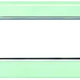 LEGRAND HA4806VKA Abdeckrahmen Axolute rechteckig 6 Module, kompakt | kristallglas