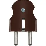 MERTEN 122415 SCHUKO-Stecker Standard | dunkelbrasil