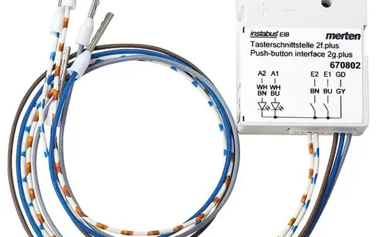 MERTEN 670802 KNX-Tasterinterface plus 2-fach