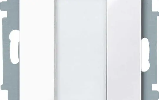 MERTEN 617125 KNX-Tastsensor Plus System M 1-fach | aktivweiß glänzend