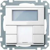 MERTEN MEG6212-0319 KNX-Tastsensor Plus System M 2-fach, Raumtemperaturregler | polarweiß glänzend