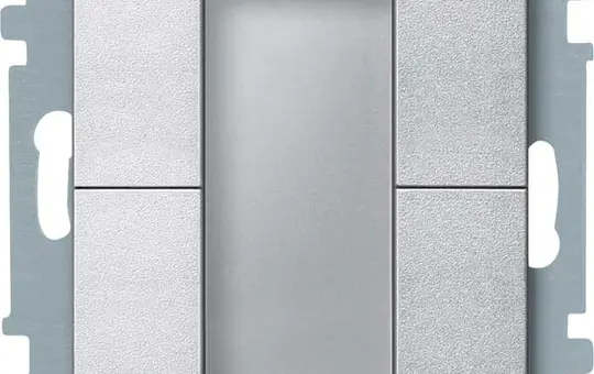 MERTEN 627660 KNX-Tastsensor Plus System M 2-fach | aluminium