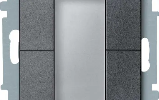 MERTEN 627614 KNX-Tastsensor Plus System M 2-fach | anthrazit