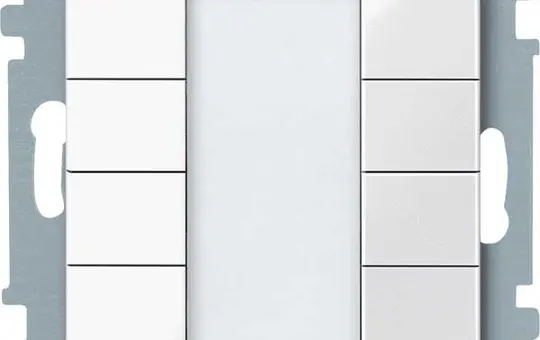 MERTEN 617419 KNX-Tastsensor Plus System M 4-fach | polarweiß glänzend