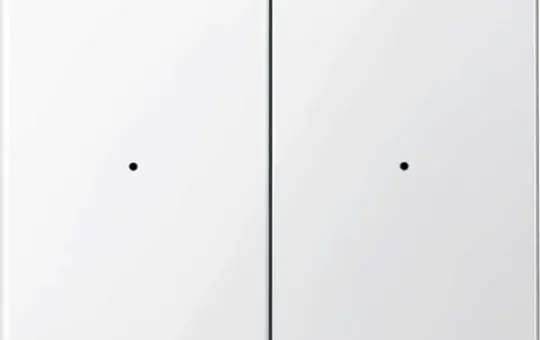 MERTEN 619219 Wippe für KNX-Taster System M 2-fach | polarweiß glänzend