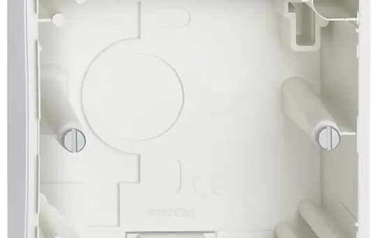 MERTEN 512119 Aufputzgehäuse System M 1-fach | polarweiß