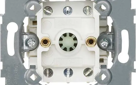 MERTEN 317200 Jalousie-Drehschalter 1-polig, Tast-Rastschalter