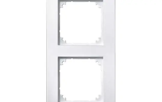 MERTEN 488219 Abdeckrahmen M-Plan II 2-fach | polarweiß matt