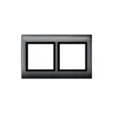 MERTEN 400214 Abdeckrahmen Aquadesign 2-fach | anthrazit