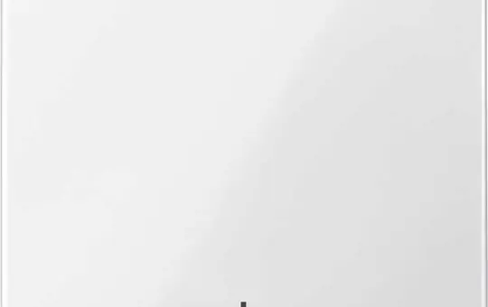 MERTEN 432219 beschr. Wippe System M 1-fach, IO | polarweiß glänzend