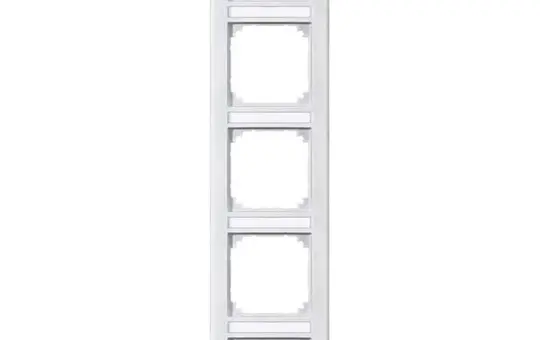 MERTEN 474519 beschr. Abdeckrahmen M-Smart 5-fach, senkrecht | polarweiß matt