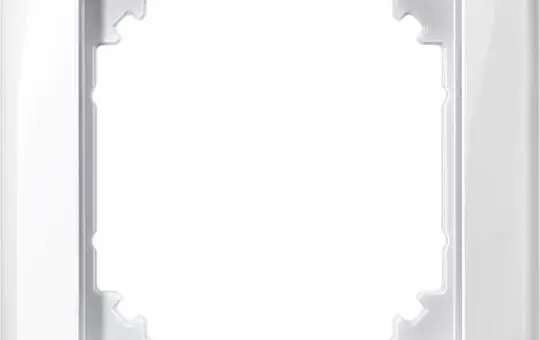 MERTEN 478119 Abdeckrahmen M-Smart 1-fach | polarweiß glänzend