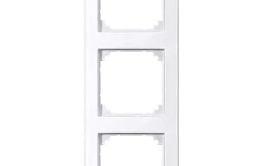 MERTEN 478325 Abdeckrahmen M-Smart 3-fach | aktivweiß glänzend