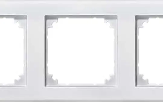 MERTEN 484319 Abdeckrahmen M-Smart 3-fach | polarweiß matt