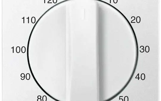 MERTEN 539219 Abdeckung für Zeitschalter System M 120 min, Thermoplast | polarweiß