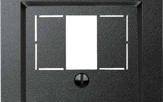 MERTEN 297914 Telefonabdeckung System M Standard | anthrazit