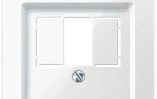 MERTEN 296019 Telefonabdeckung System M Standard | polarweiß glänzend