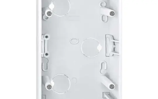 MERTEN 519219 Aufputzgehäuse 1-M 2-fach | polarweiß glänzend