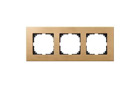MERTEN MEG4053-3470 Abdeckrahmen M-Plan Echtholz 3-fach | buche