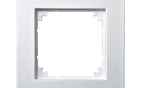 MERTEN 486119 Abdeckrahmen M-Plan 1-fach | polarweiß matt