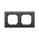 MERTEN 486214 Abdeckrahmen M-Plan 2-fach | anthrazit
