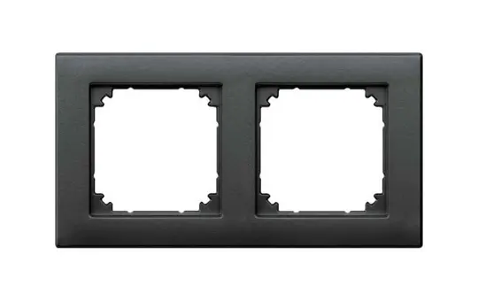 MERTEN 486214 Abdeckrahmen M-Plan 2-fach | anthrazit