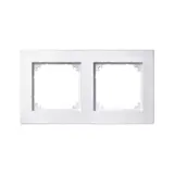 MERTEN 486219 Abdeckrahmen M-Plan 2-fach | polarweiß matt