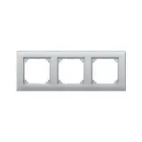 MERTEN 486360 Abdeckrahmen M-Plan 3-fach | aluminium