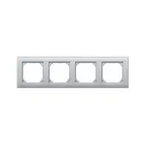 MERTEN 486460 Abdeckrahmen M-Plan 4-fach | aluminium